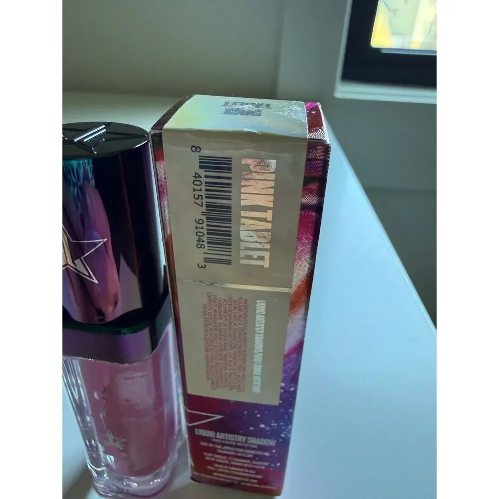 $22 New Jeffree Star Liquid Star Shadow Pink Tablet Eyeshadow NIB 5.5ml